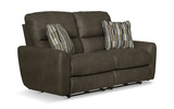 Bronx Power Reclining Loveseat - Pebble thumbnail 2