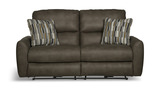Bronx Power Reclining Loveseat - Pebble thumbnail 1