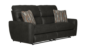 Bronx Reclining Sofa - Charcoal