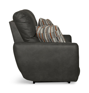 Bronx Reclining Loveseat - Charcoal
