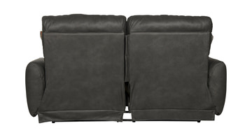 Bronx Reclining Loveseat - Charcoal