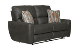 Bronx Reclining Loveseat - Charcoal thumbnail 2