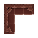 ModularOne 5 Piece Sectional - Merlot thumbnail 3