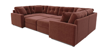 image ModularOne 8 Piece Sectional - Merlot