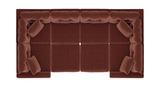 ModularOne 8 Piece Sectional - Merlot thumbnail 3