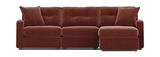 ModularOne 3 Piece Sectional - Merlot thumbnail 2