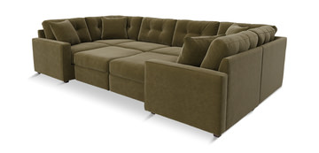 image ModularOne 8 Piece Sectional - Moss