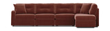 ModularOne 6 Piece Sectional - Merlot thumbnail 2