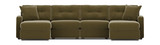 ModularOne 4 Piece Sectional - Moss thumbnail 2