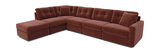 ModularOne 6 Piece Sectional - Merlot thumbnail 1