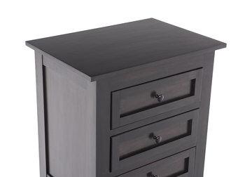 Taylor J 3 Drawer Nightstand