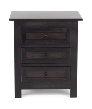 Taylor J 3 Drawer Nightstand