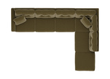 ModularOne 6 Piece Sectional - Moss thumbnail 3