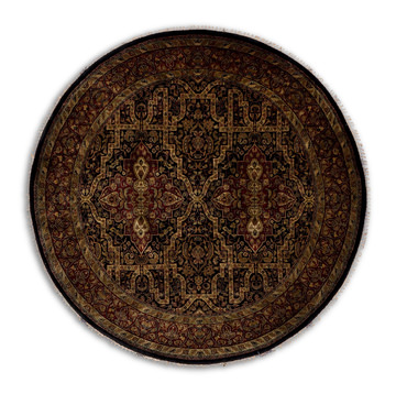 Hand Knotted 5′11″ x 5′11″