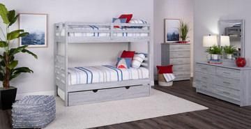 Skyler Twin/Twin Bunk - Grey