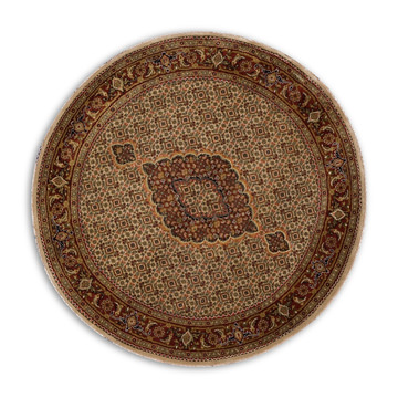 Hand Knotted 4′9″ x 4′9″ Round