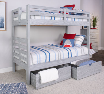 Skyler Twin/Twin Bunk - Grey