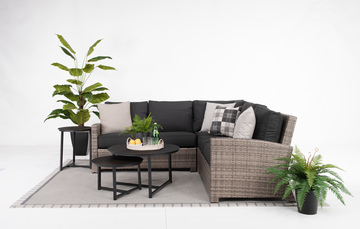Urban Woven 3 Piece Sectional II