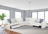 Toronto 5 Piece Power Reclining Sectional - Oyster thumbnail 5