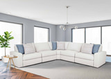 Toronto 5 Piece Power Reclining Sectional - Oyster thumbnail 14