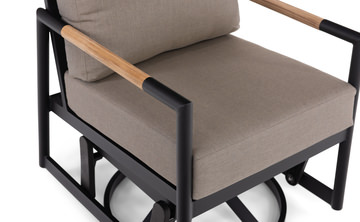 Eden Swivel Glider Club Chair