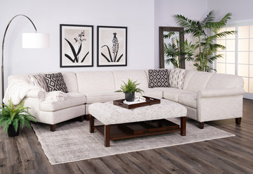 M9 Afton 3 Piece Sleeper Sectional - Left Cuddler