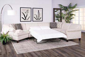 M9 Afton 3 Piece Sleeper Sectional - Left Cuddler