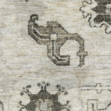 Chamberlain Grey/Ivory Area Rug - 7′10″ X 10′10″