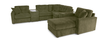 image ModularOne 7 Piece Sectional - Moss