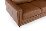 Byron Leather Loveseat thumbnail 3