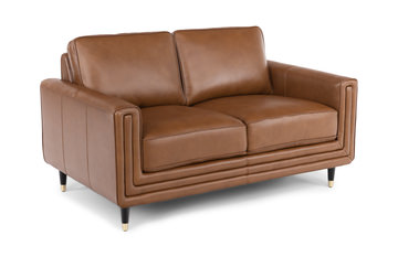 Byron Leather Loveseat