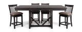 Kateri Denali Table And 4 Kateri Swivel Counter Stools thumbnail 2