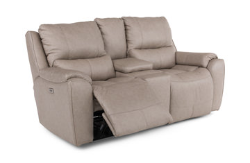Lazard Zero Gravity Power Reclining Loveseat With Console