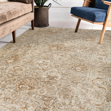 Bergama Pebble Area Rug - 5′0″ x 7′10″