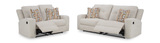 Malone Reclining Sofa - Stone thumbnail 11