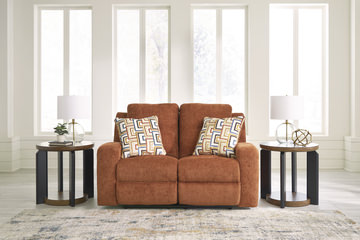 Malone Reclining Loveseat - Spice