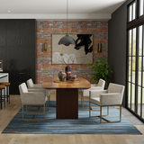 Montane 2 Squiggle Blue Area Rug - 8′0″ X 10′0″ thumbnail 2