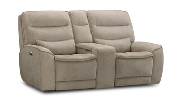 Liz Zero Gravity Power Reclining Console Loveseat