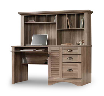 image Harbor View Desk With Hutch
