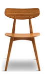 Erik Cassie Bamboo Modern Dining Chair thumbnail 2