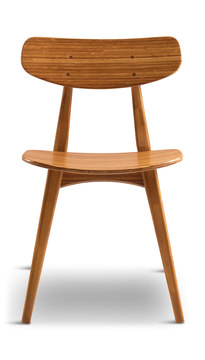 Erik Cassie Bamboo Modern Dining Chair
