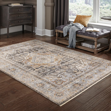 Maharaja Stone Area Rug - 9′10″ X 12′10″