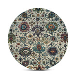 Andorra Cream Area Rug Round - 7′10″ Round thumbnail 1