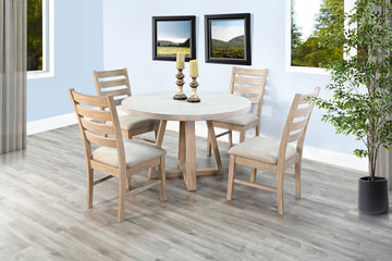 Rowan 48″ Round Table With 4 Chairs