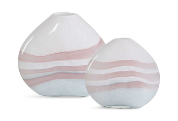 image Blush Swirl Vases Set of 2