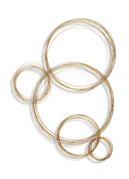 image Golden Bubbles Wall Decor