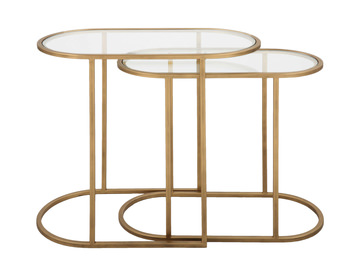 Oval Nesting Table - Set of 2