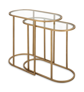 image Oval Nesting Table - Set of 2