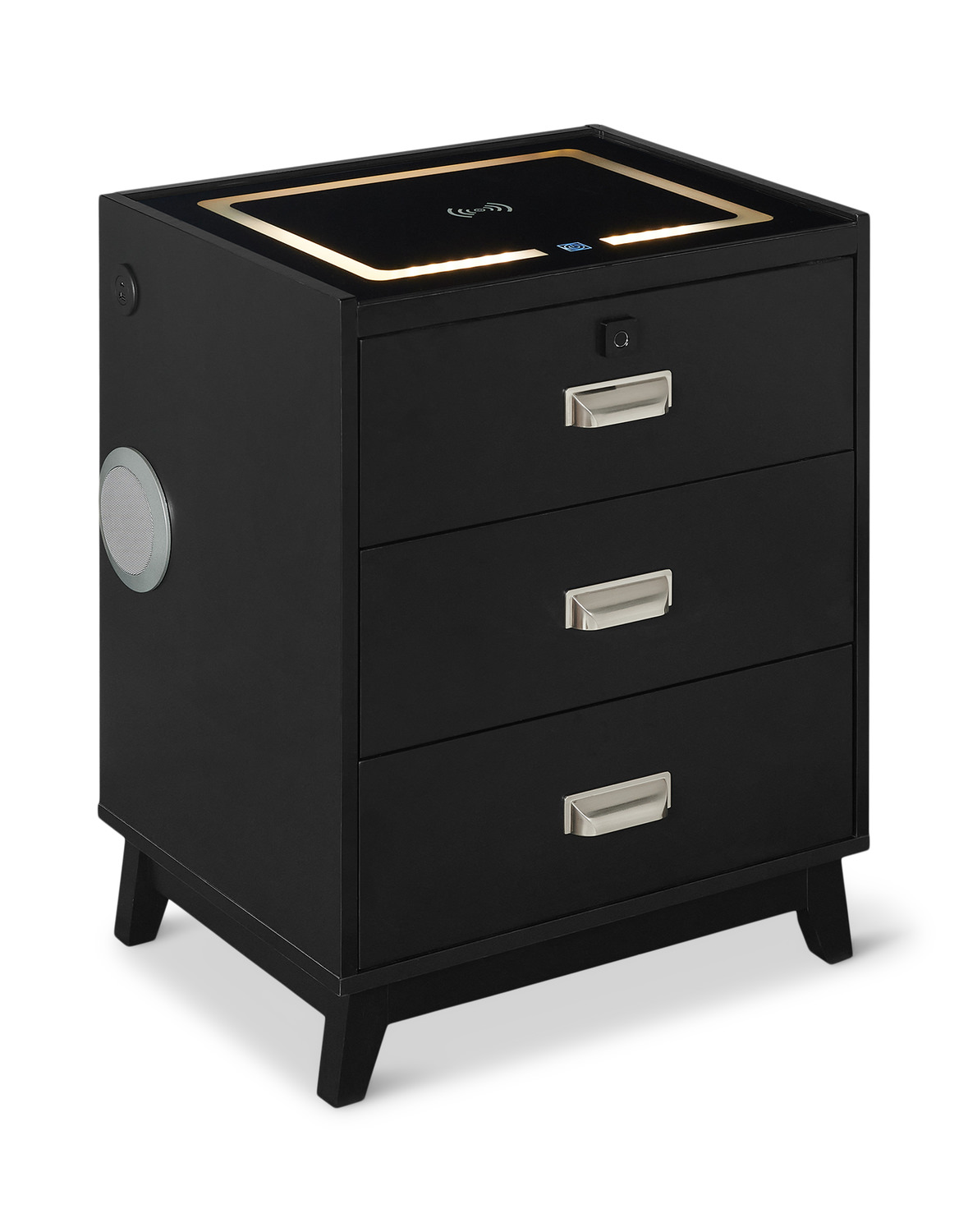 Razor Nightstand With Electronic Features | HOM Furniture