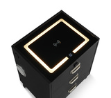 Razor Nightstand With Electronic Features - Black thumbnail 3